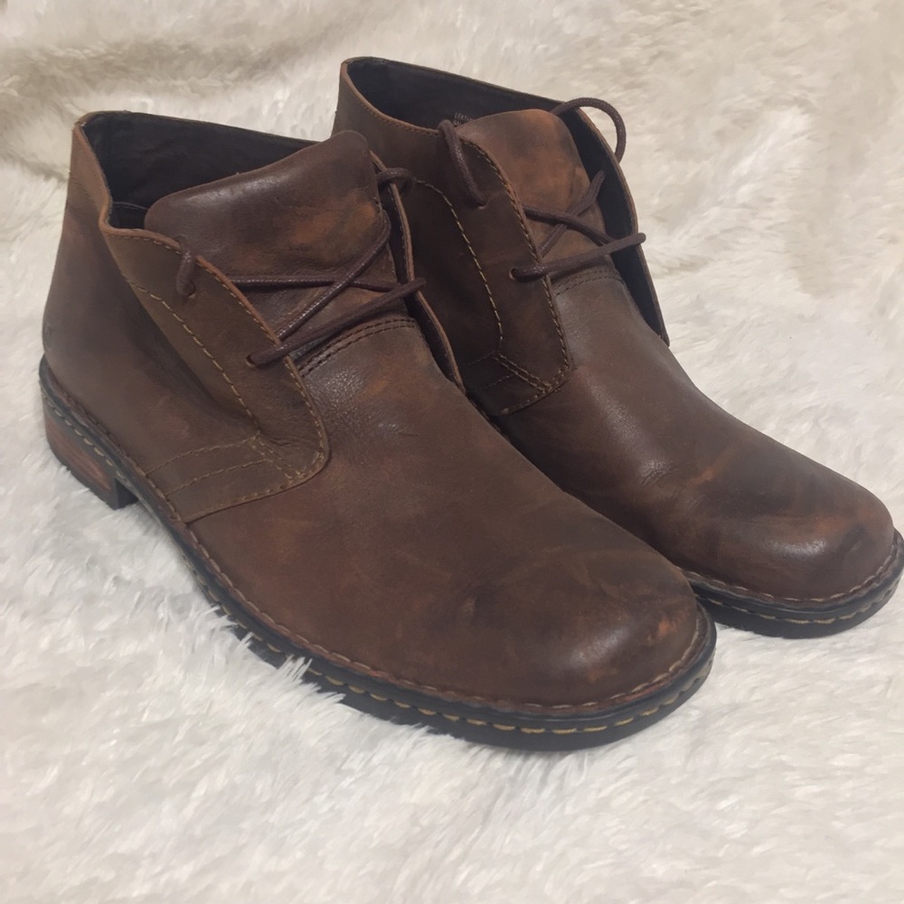 Born Brown Leather Chukka Boots Size 11US 45EU